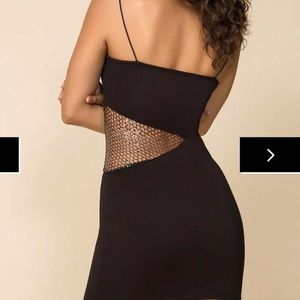 superdown black dress size medium